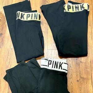 Victoria’s Secret lot pink yoga flare pants size large